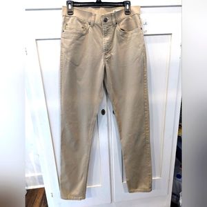 Haggar mens khaki pants slim 30×34